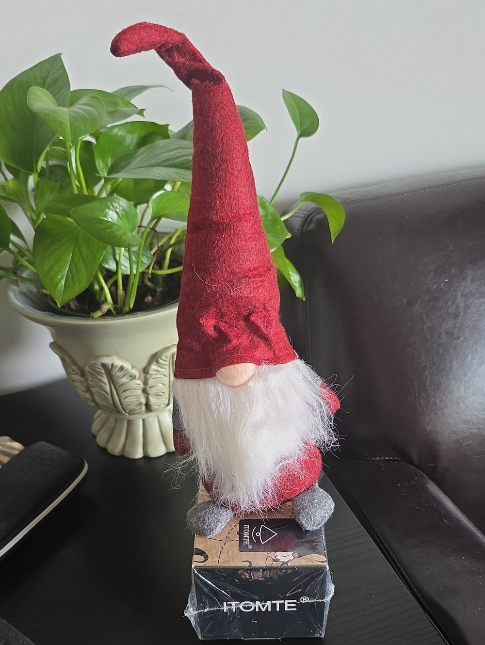 Red Nordic Gnome Holiday Decor